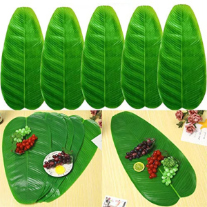 Banana Leaf Table Mat & Dining Decor (১২পিস) খাবার টেবিলে আনুন প্রকৃতির ছোঁয়া